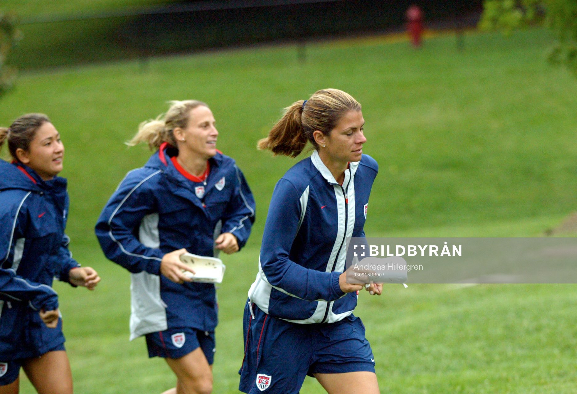 Fotboll, VM, Dam, Träning USA: Mia Hamm