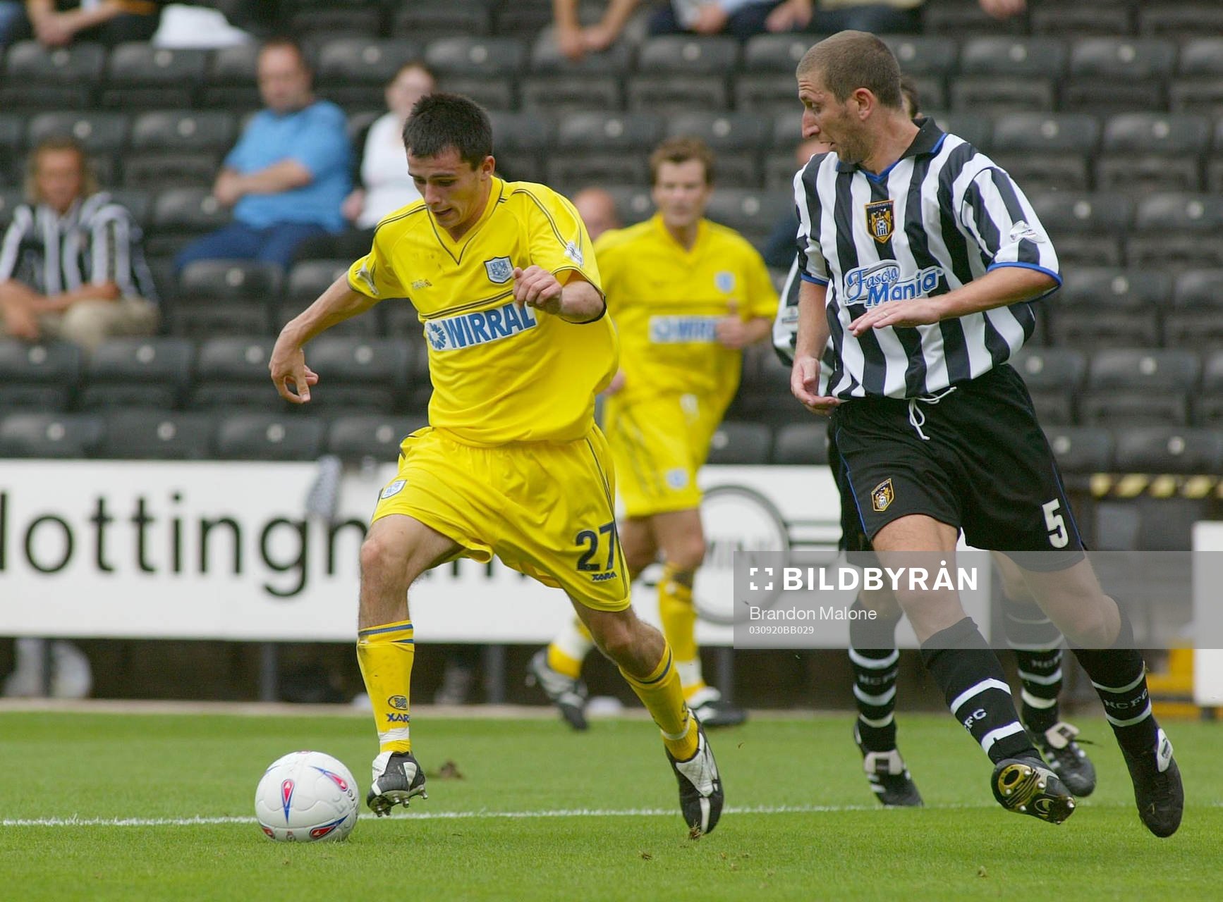  Chris Dagnall, Tranmere och Tony Barras, Notts County