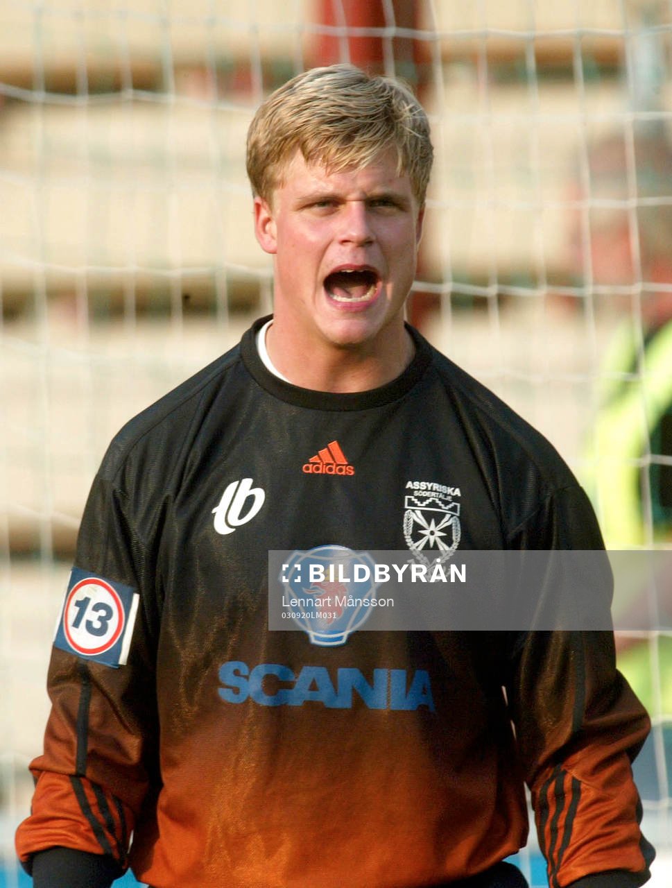 Erland Hellström, målvakt,  Assyriska