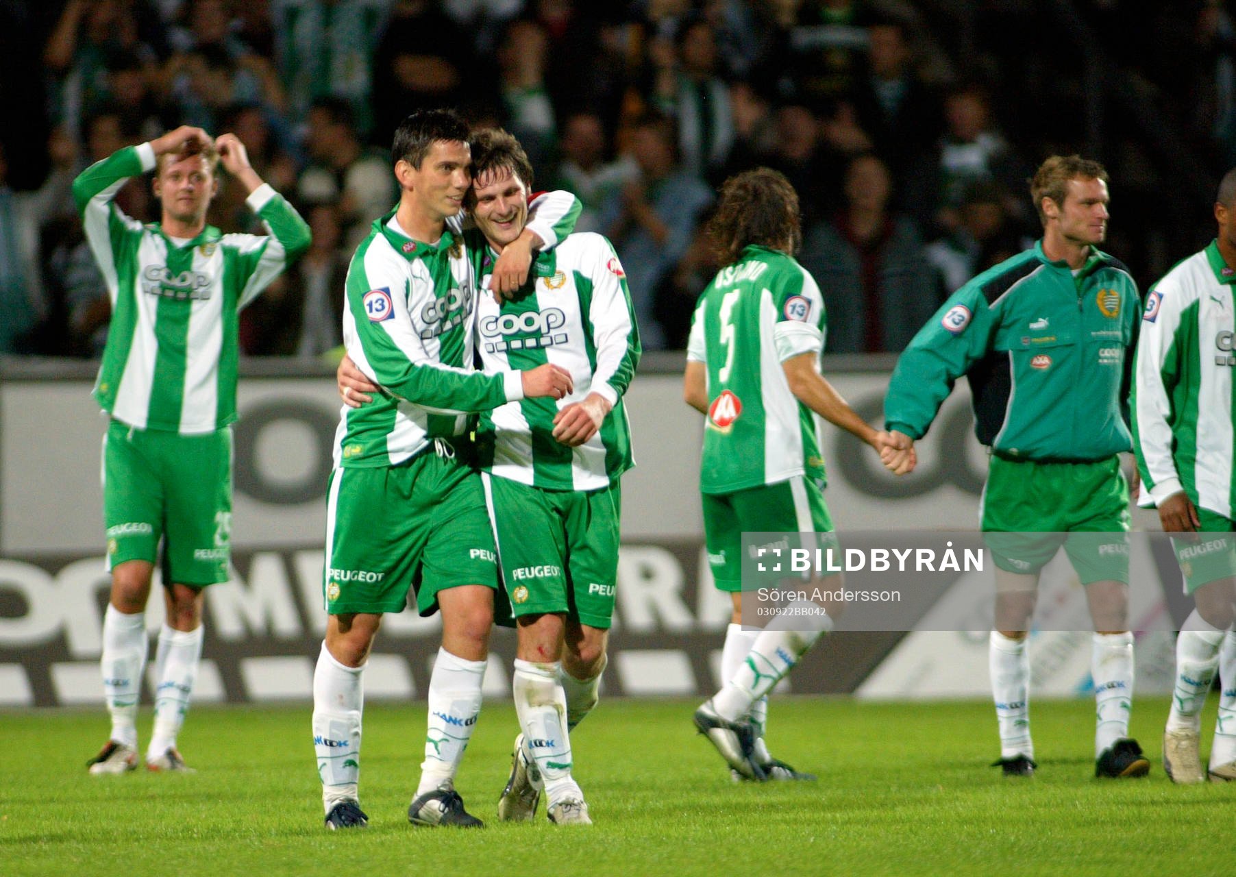 Johan Andersson och Petur Marteinsson, Hammarby