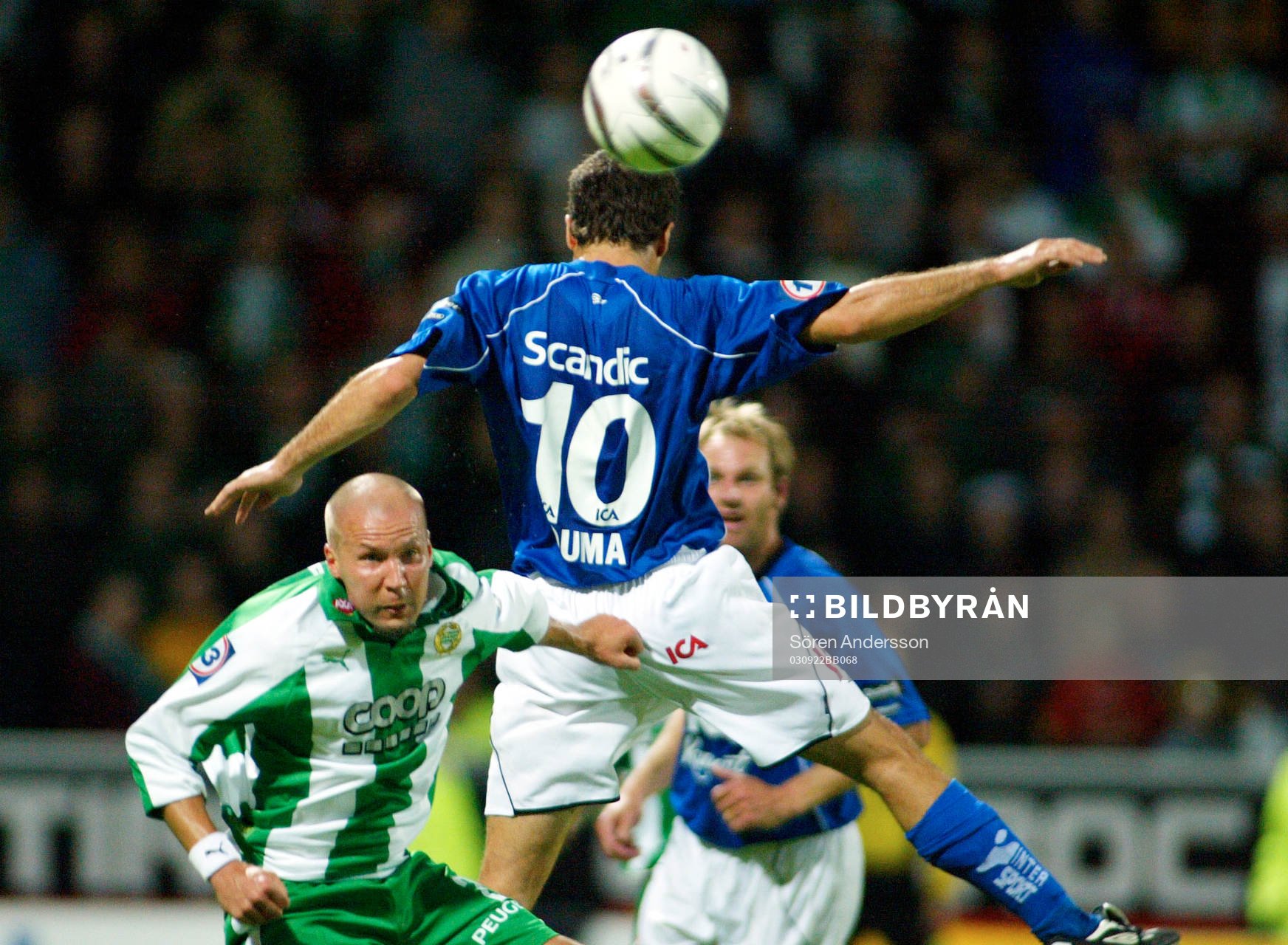  Antti Pohja, Hammarby och Sharbel Touma, Halmstad.