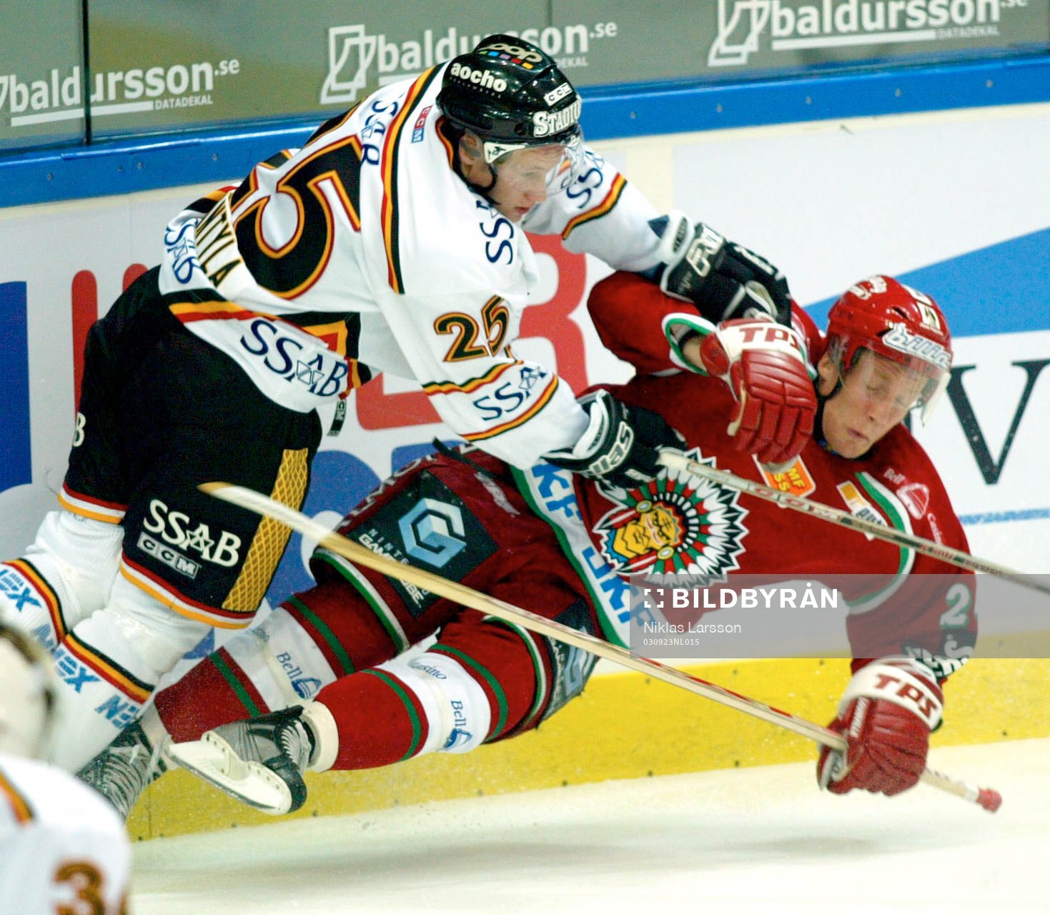 Tuukka Mäntylä, Luleå och Niklas Andersson, Frölunda