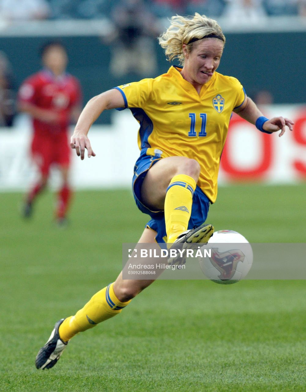 Victoria Svensson, på tå