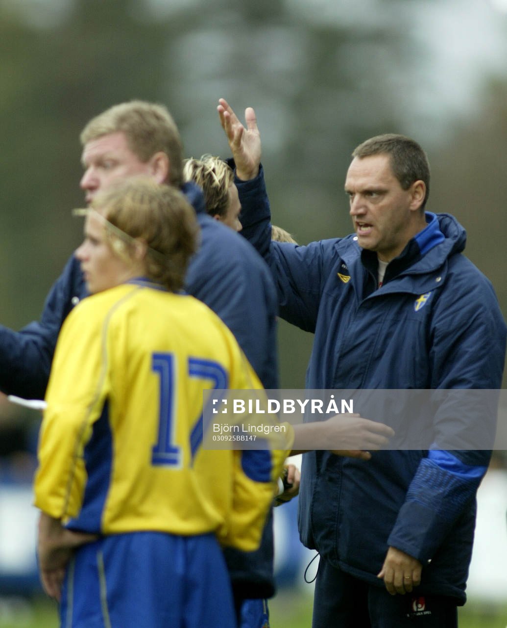 Fotboll, P16, Roland Larsson, förbundskapten, Sverige