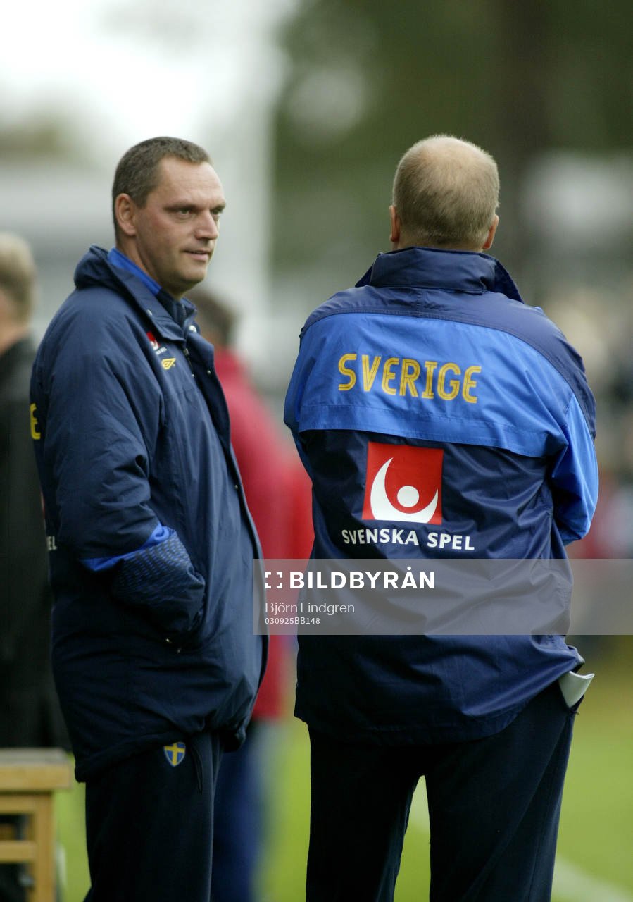 Fotboll, P16, Roland Larsson, förbundskapten, Sverige