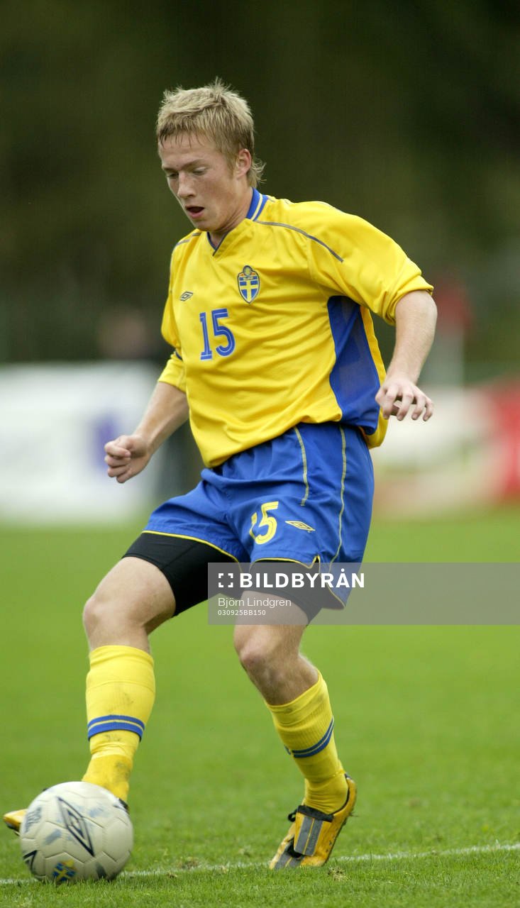 Fotboll, P16, Daniel Larsson, Sverige