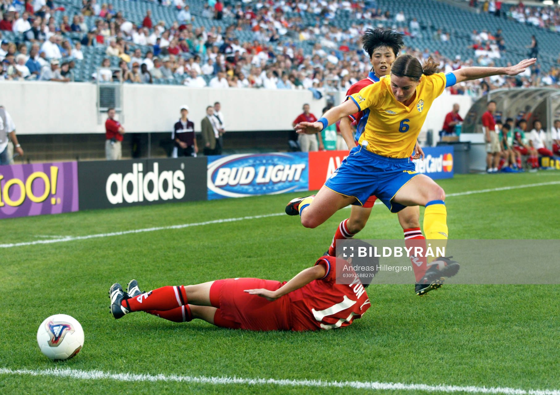Malin Moström, Sverige, Yun Yong Hui, Nordkorea