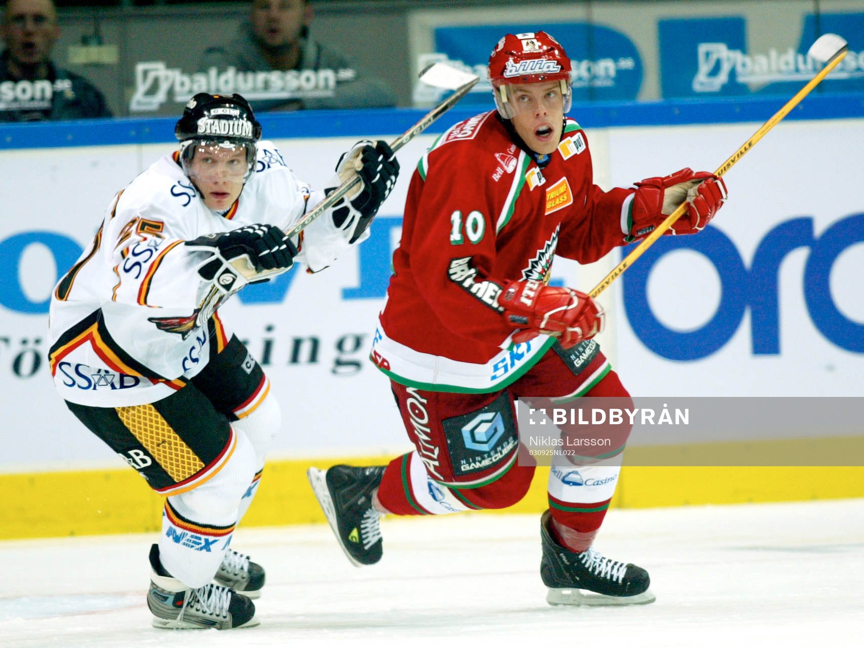 Fredrik Johansson, Frölunda och Tuukka Mäntylä, Luleå