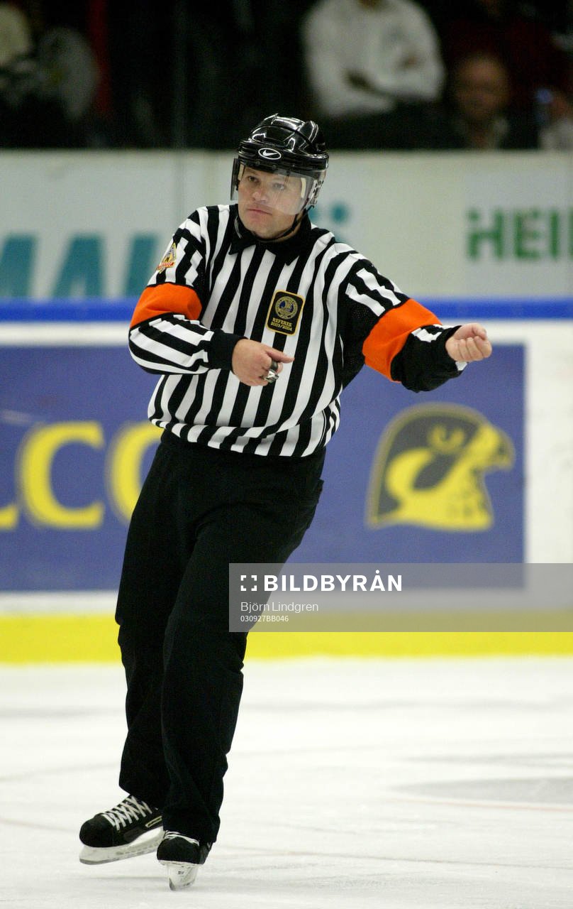 Ishockey, Elitserien, Ulf Gyllander, Domare