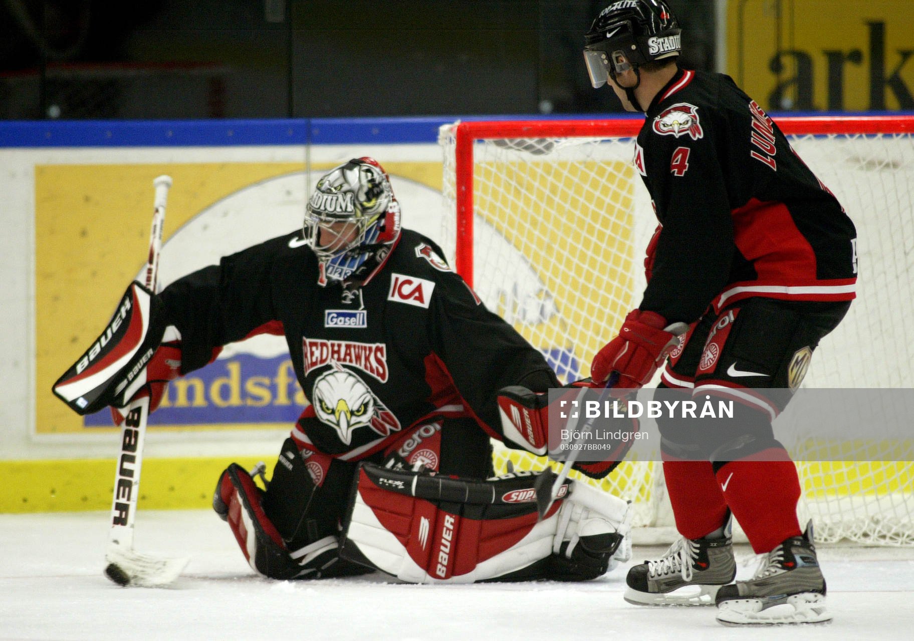 Ishockey, Elitserien, Andreas Hadelöv, målvakt och Joakim