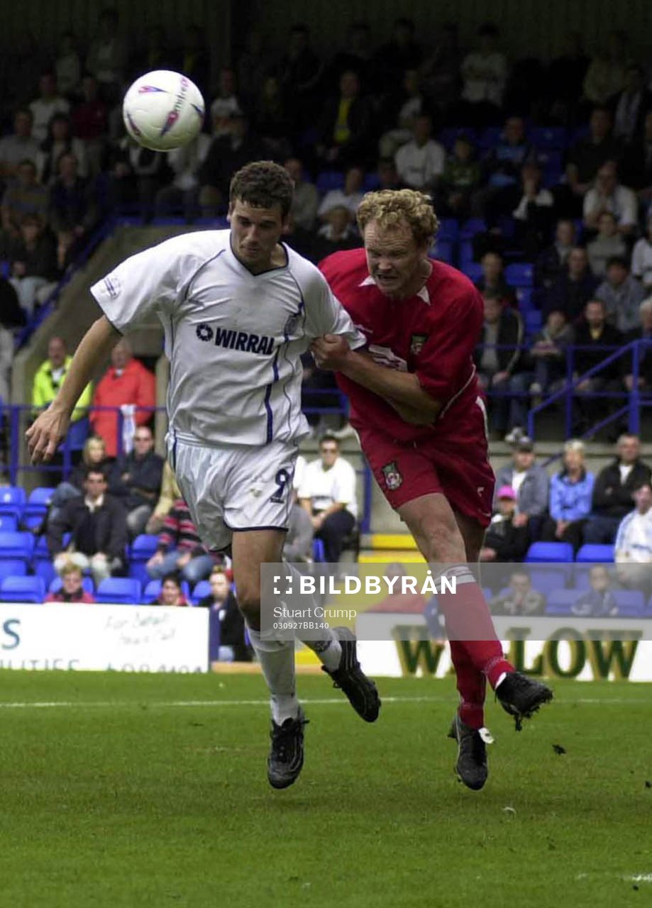  Simon Haworth, Tranmere och Brian Carey, Wrexham