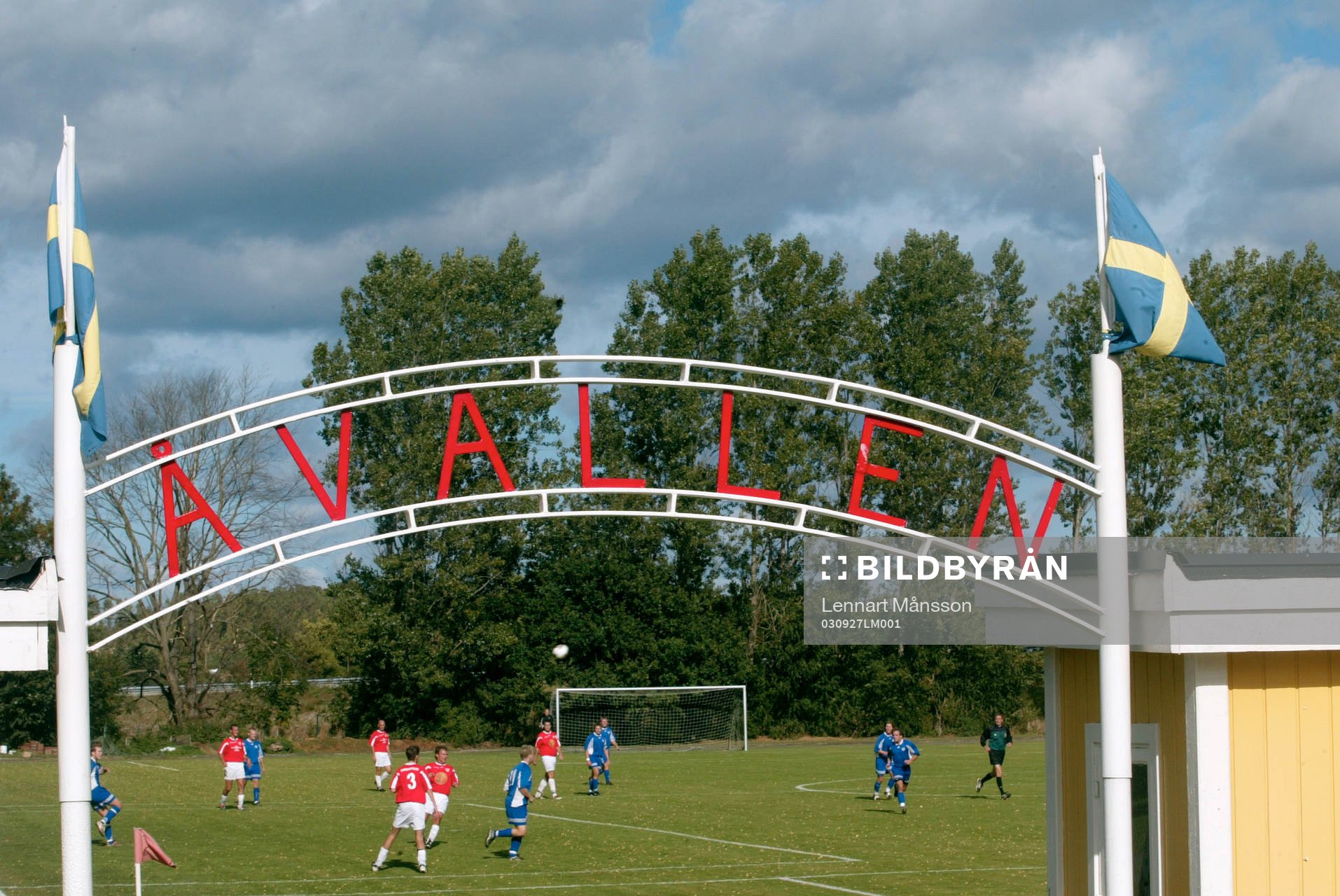 Åvallen, idrottplats, fotbollplan, entré