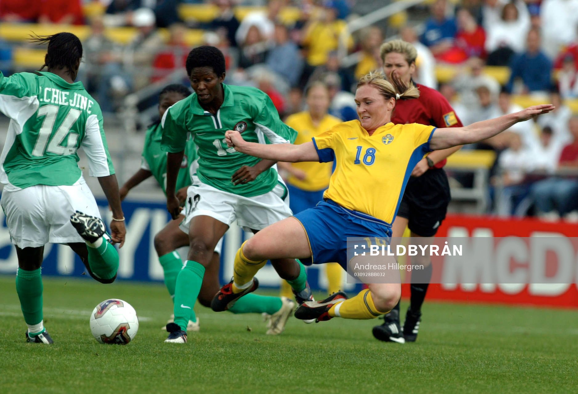 Frida Östberg, Sverige och Nkiro Okosieme, Nigeria