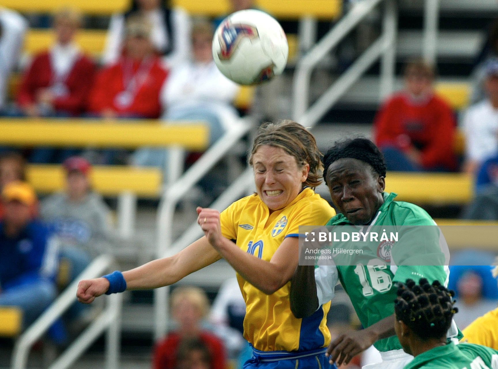 Hanna Ljungberg, Sverige och Iweta Florence, Nigeria