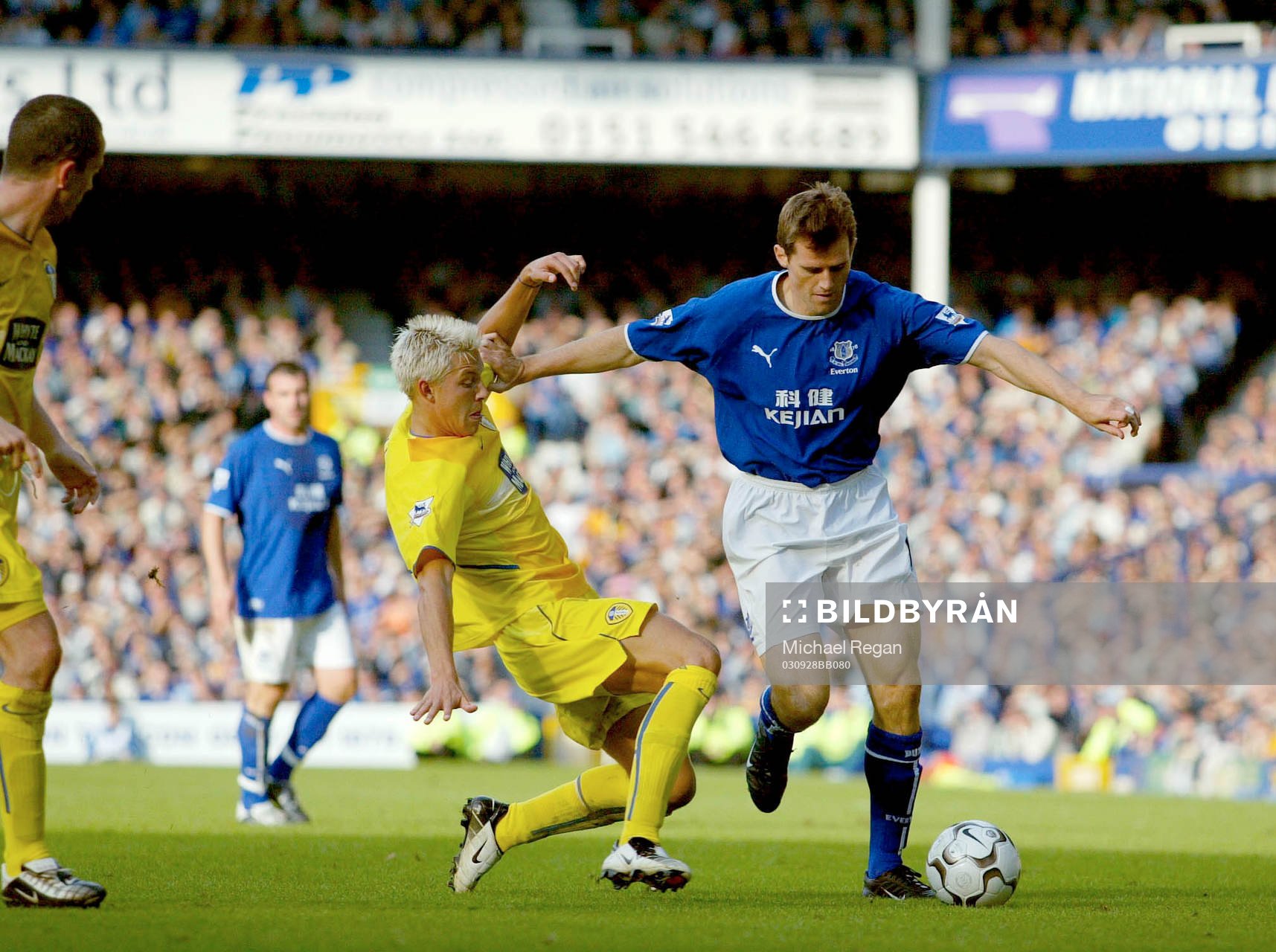 Kevin Kilbane, Everton och Alan Smith, Leeds United