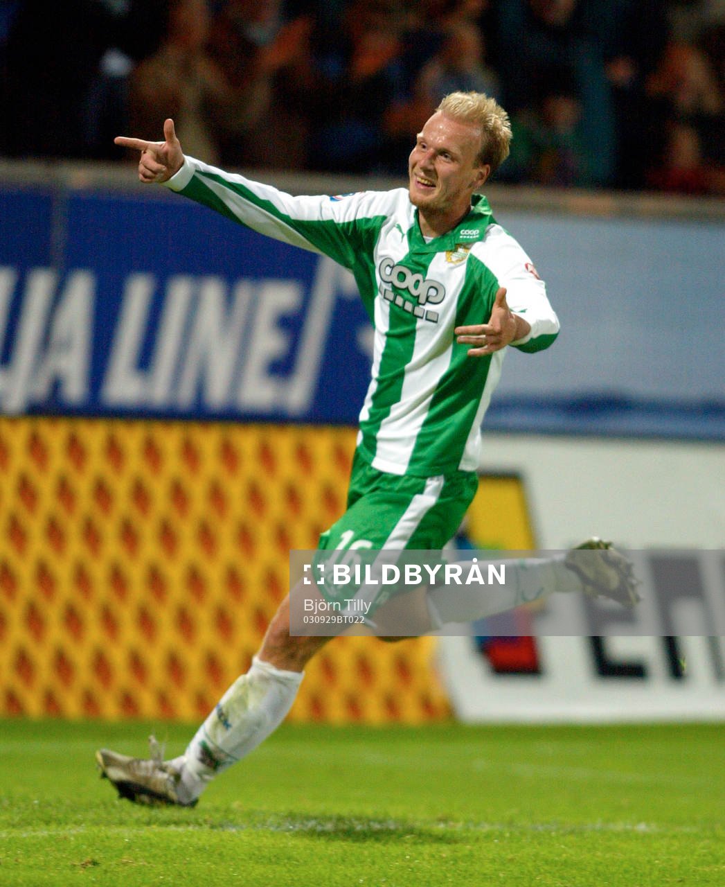 Mikael Andersson, Hammarby gjorde Hattrick. Jubel