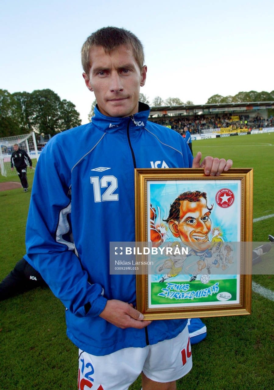 Tomas Zvirgzdauskas utsedd till månadens spelare av Match