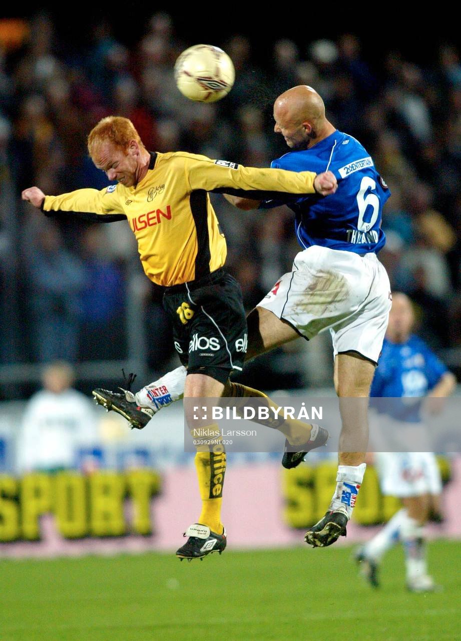 Magnus Samuelsson, Elfsborg och Mattias Thylander, Halmstad