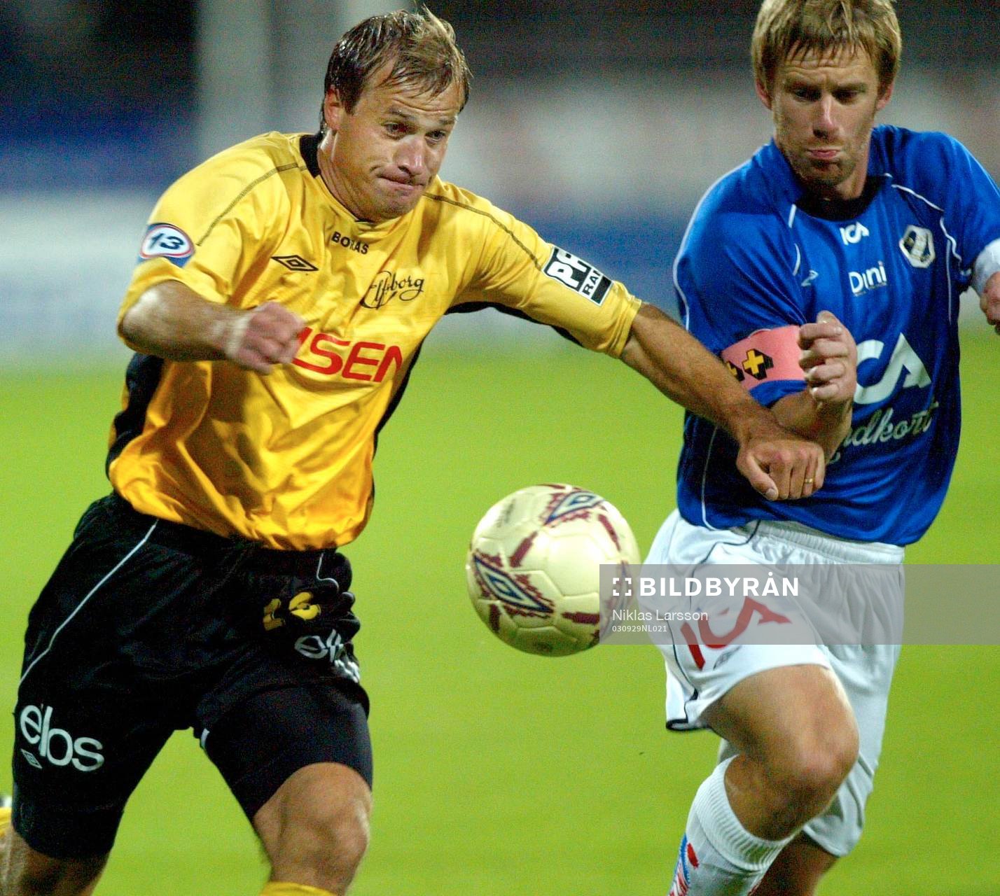 Hasse Berggren, Elfsborg och Tommy Jönsson, Halmstad
