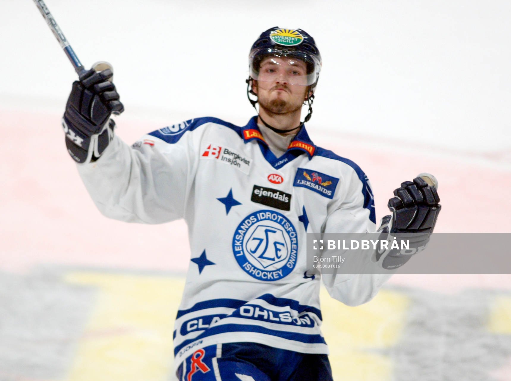 Niklas Persson, Leksand kvitterade tiill 3-3 och avgjorde