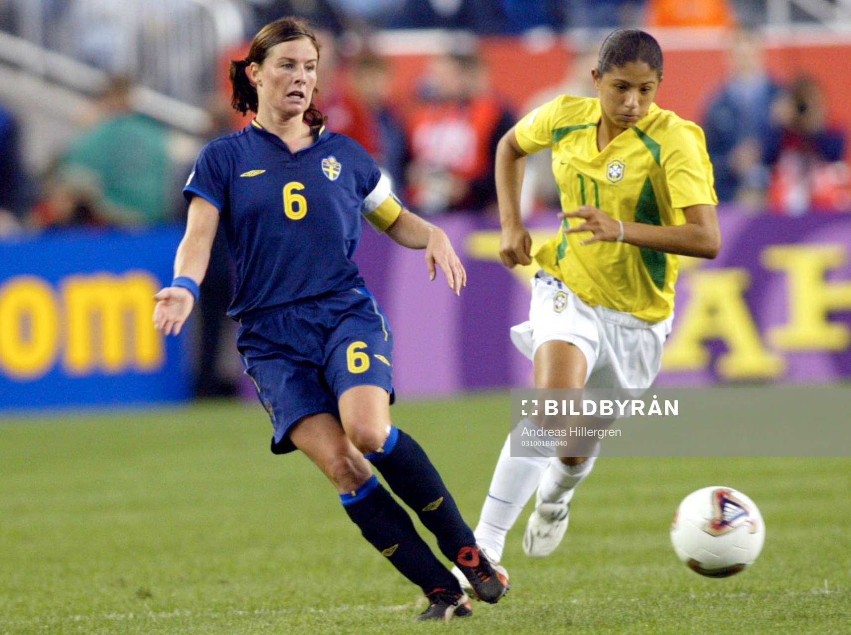 Malin Moström och Cristiane, Brasilien