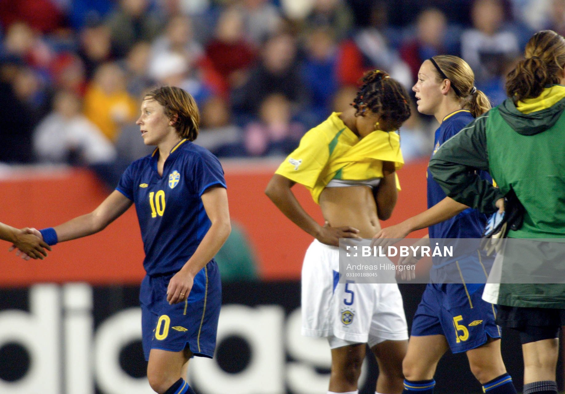 1-2, Hanna Ljungberg och Renata Costa, Brasilien