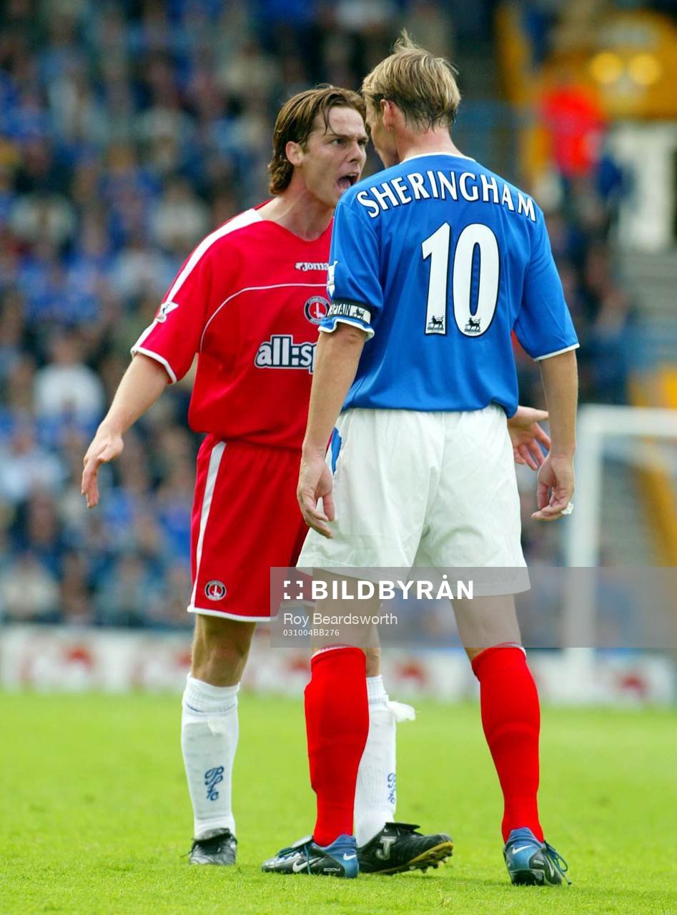  Scott Parker, Charlton och Teddy Sheringham, Portsmouth bråkar