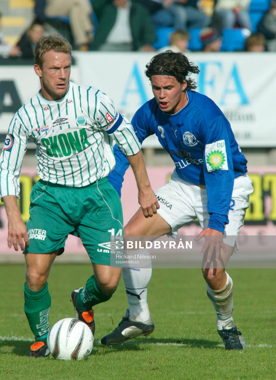 Björn Lundberg, Frölunda och Jens Sloth, Trelleborg
