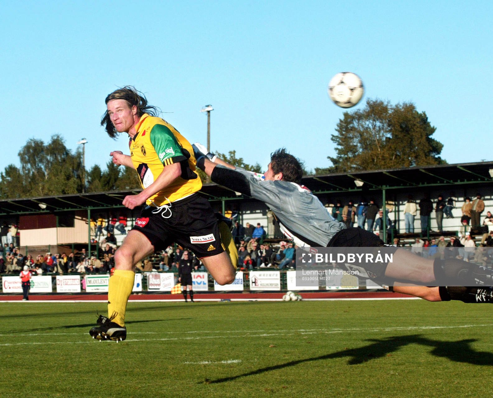 Segermålet, Fredrik Hana Andersson nickar in 2-1 bakom