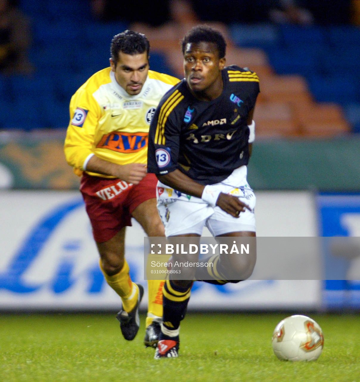Hasan Cetinkaya, Landskrona och Derek Boateng, AIK