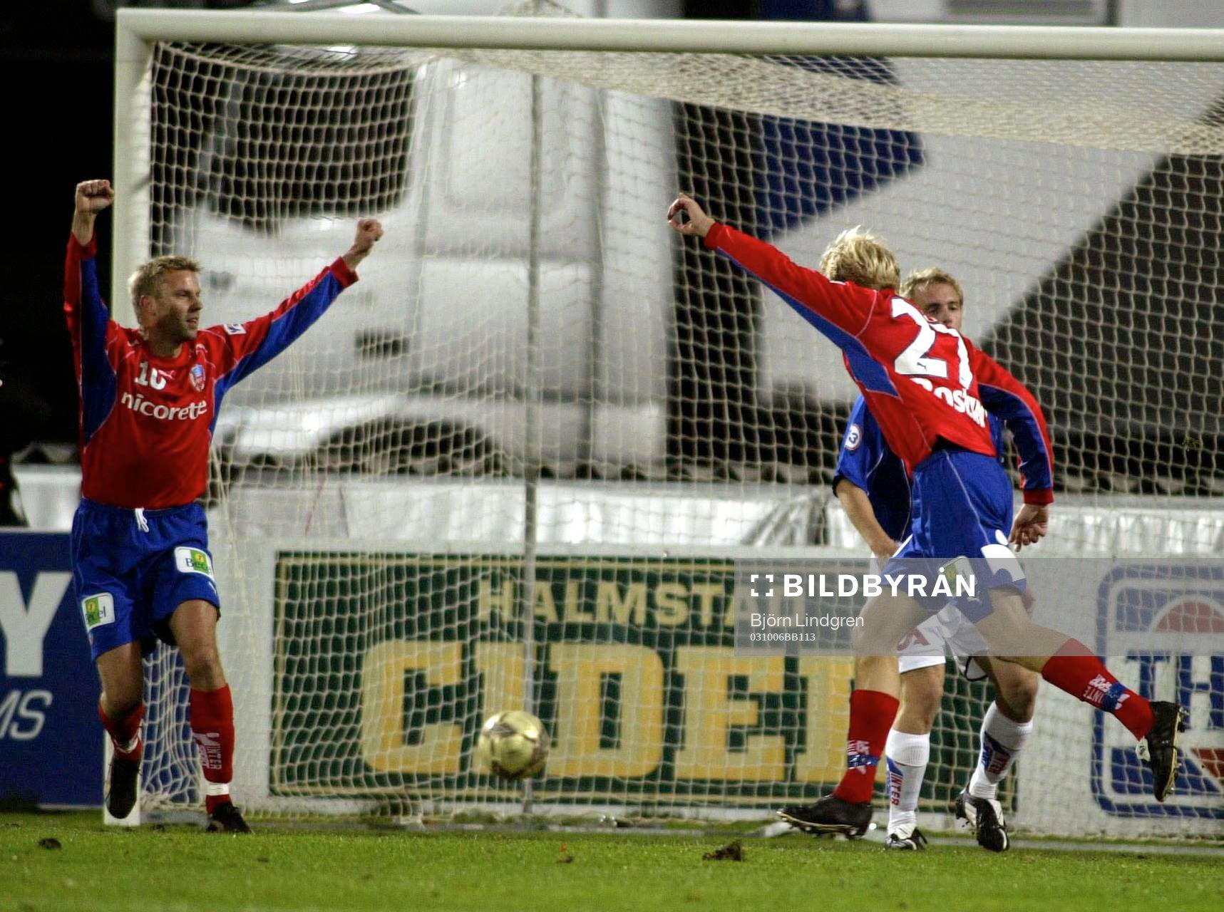 Gustaf Andersson, Helsingborg, jubel