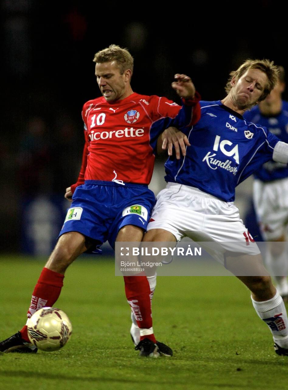 Hans Eklund, Helsingborg och Tommy Jönsson, Halmstad