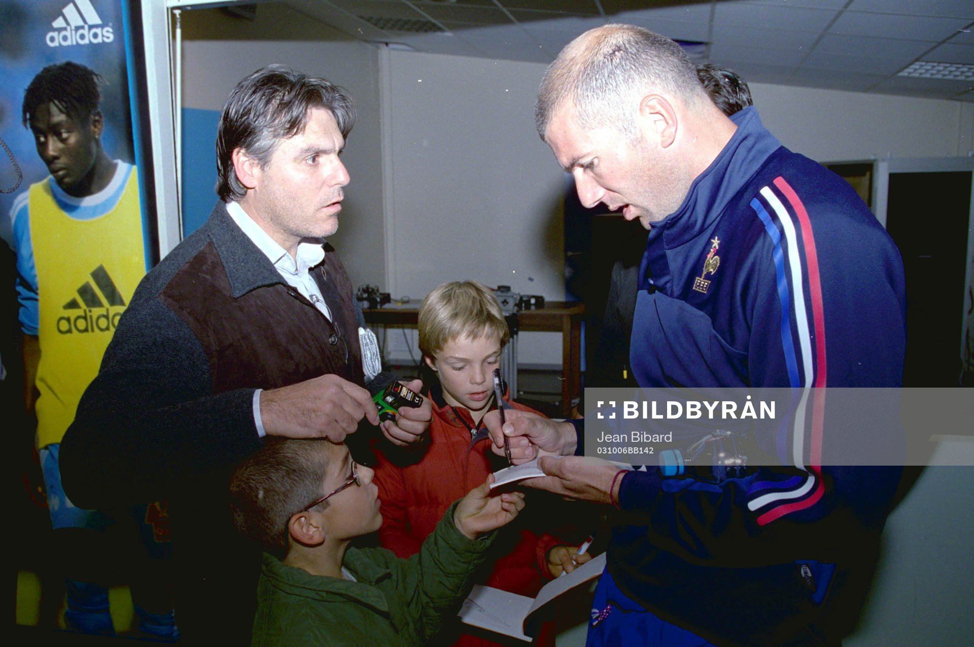 Manuel AMOROS och Zinedine ZIDANE, Frankrike 98