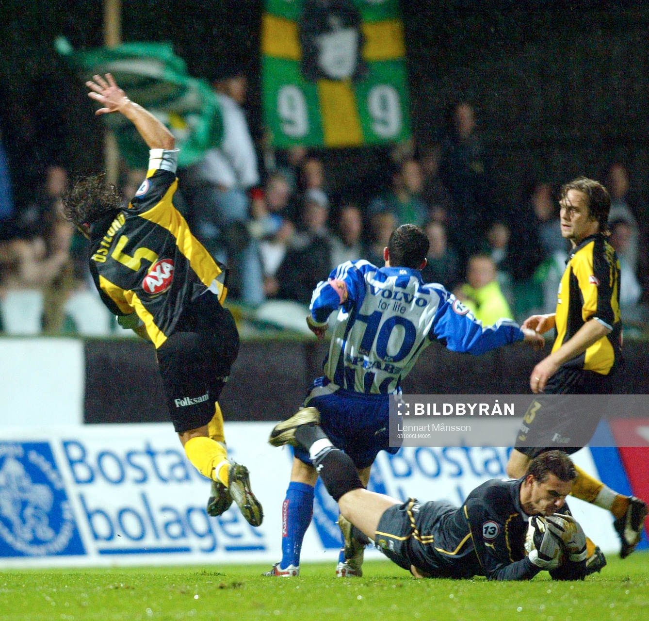 Ante Covic, målvakt, Hammarby. Räddning