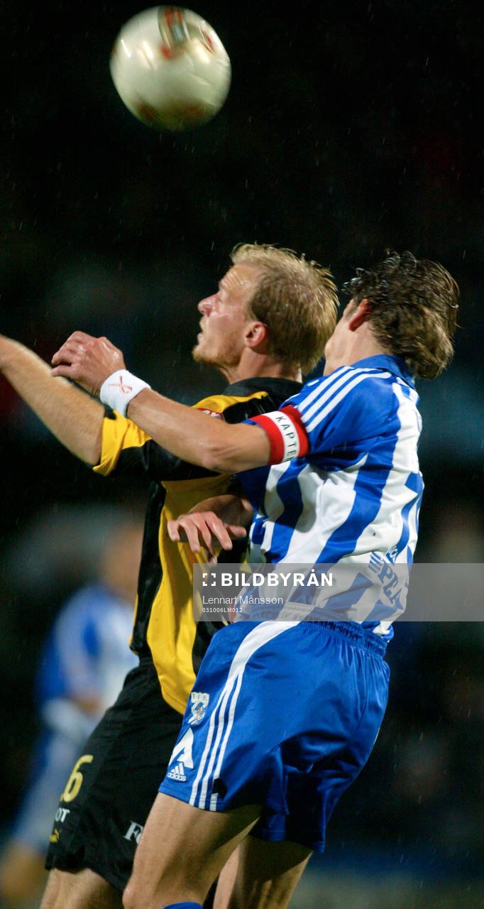 Mikael Andersson och Magnus Erlingmark, nickduell
