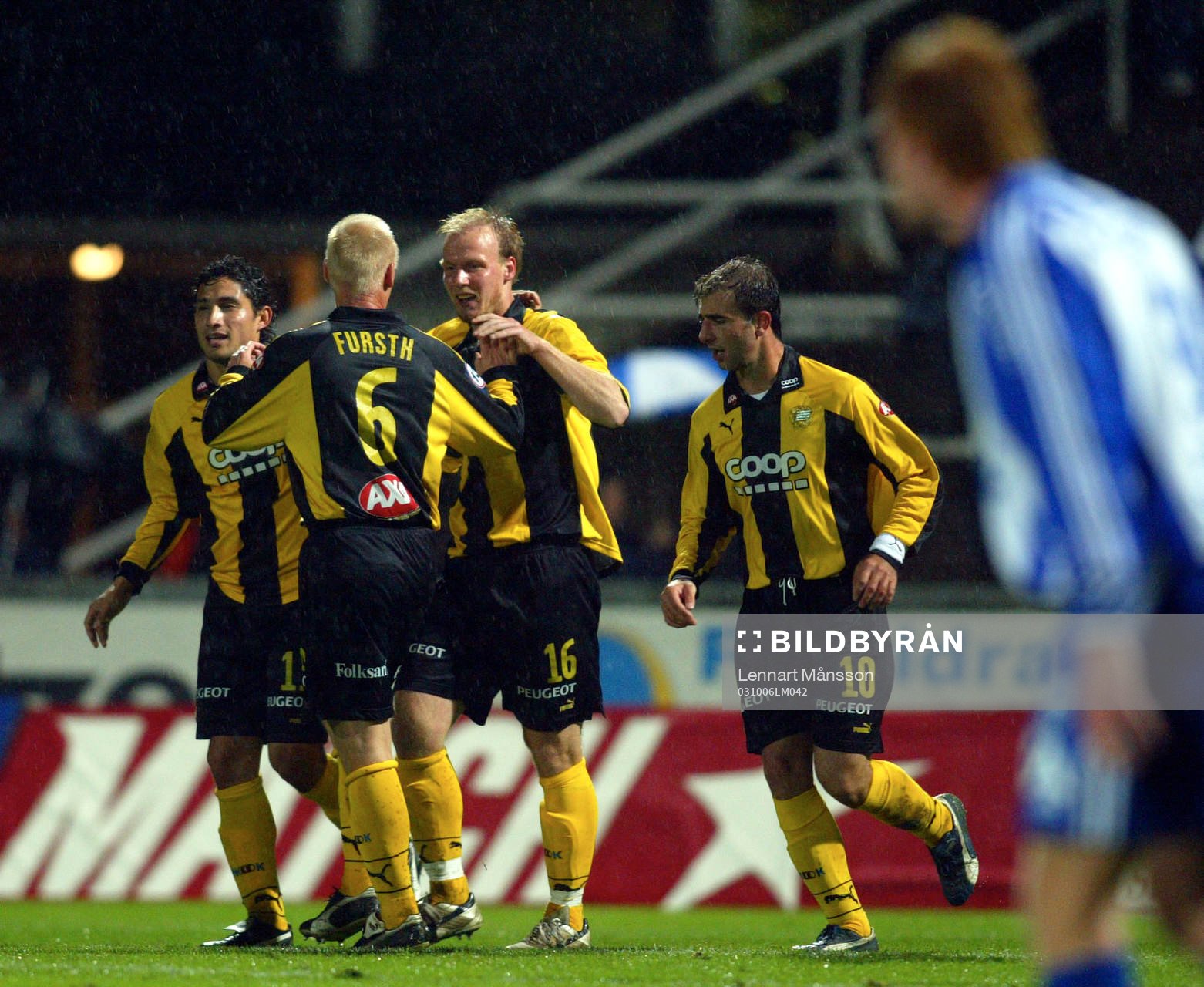 Mikael Andersson, Hammarby har avgjort och gratuleras av