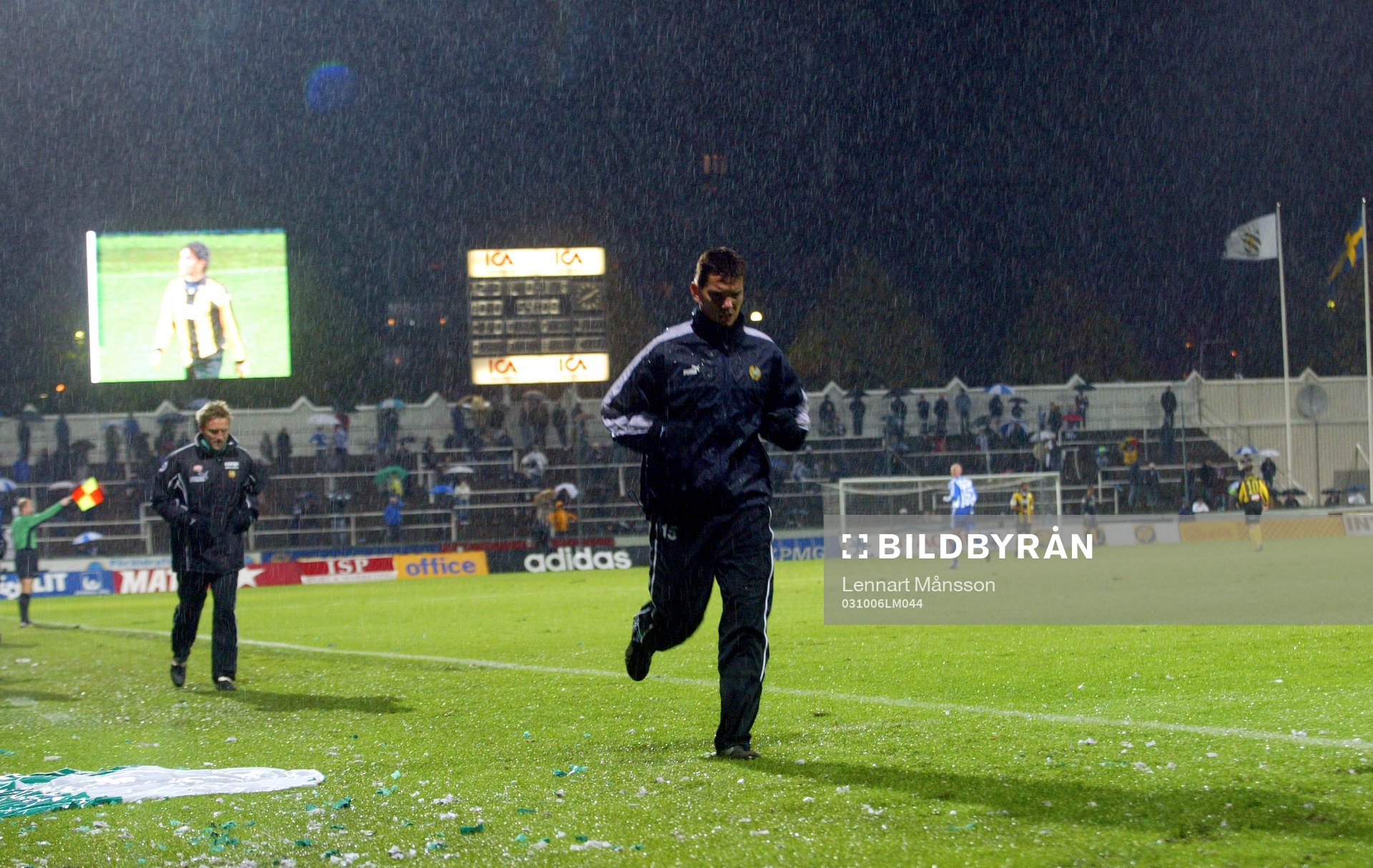 Guldmittbacksparet Jonas Stark och Johan Andersson,