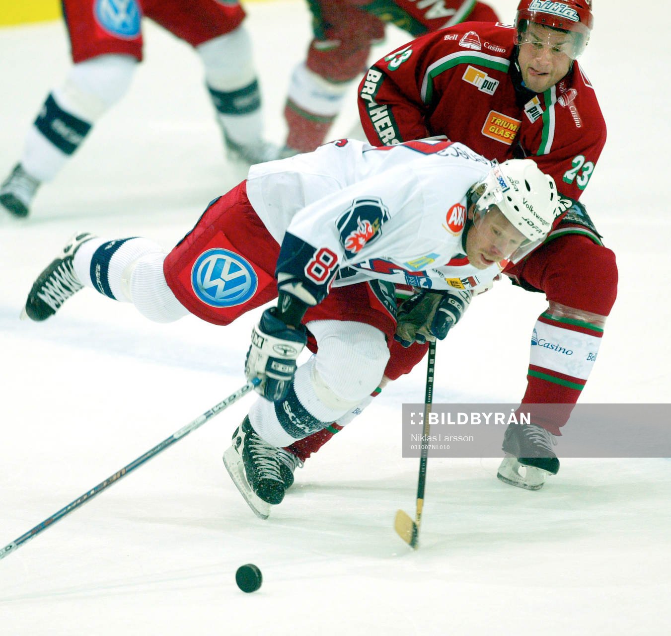 Patrik Zetterberg, SSK och Ronnie Sundin, Frölunda