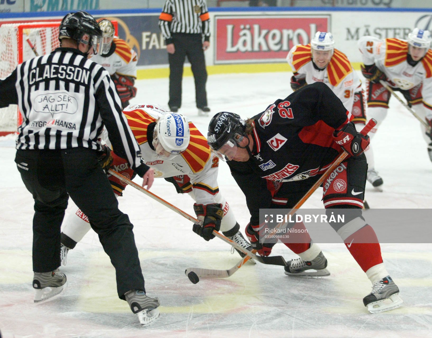Mikael Wahlberg och Niklas Anger. teckning