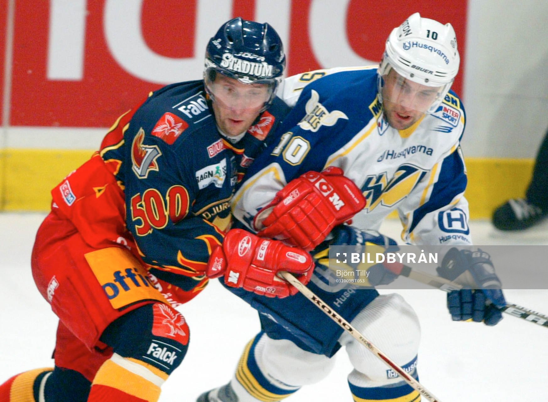 Mikael Johansson, Djurgården och Stefan Hellkvist, HV 71