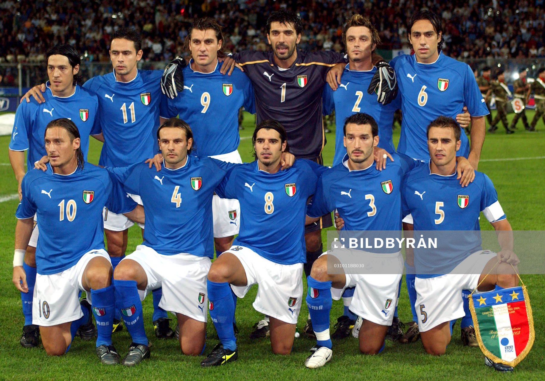 Fotboll, Italien, lagbild
