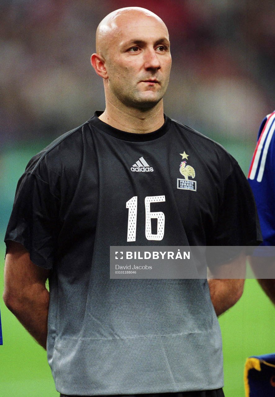 Fabien Barthez , målvakt, Frankrike