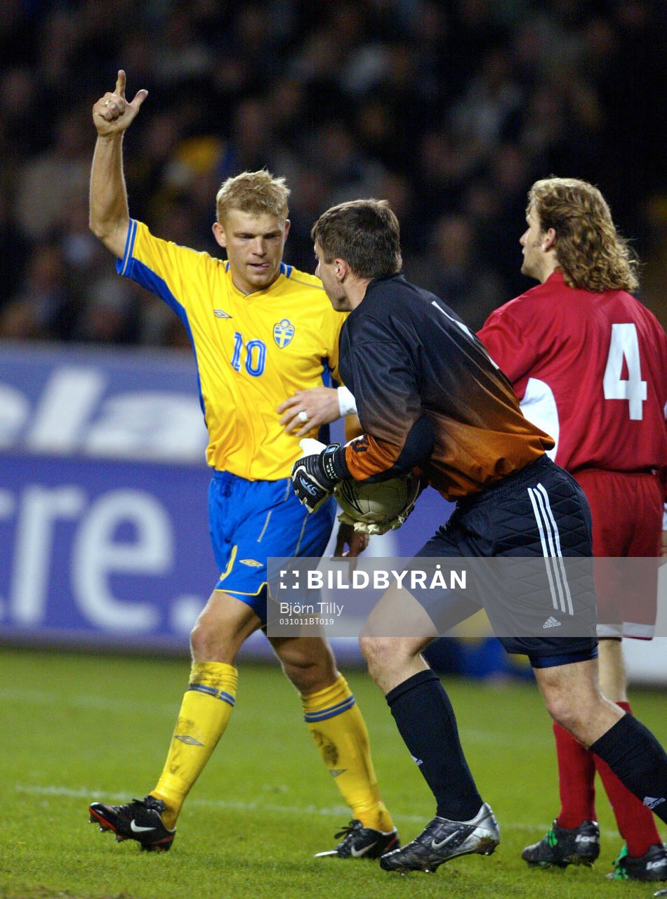Marcus Allbäck, Sverige