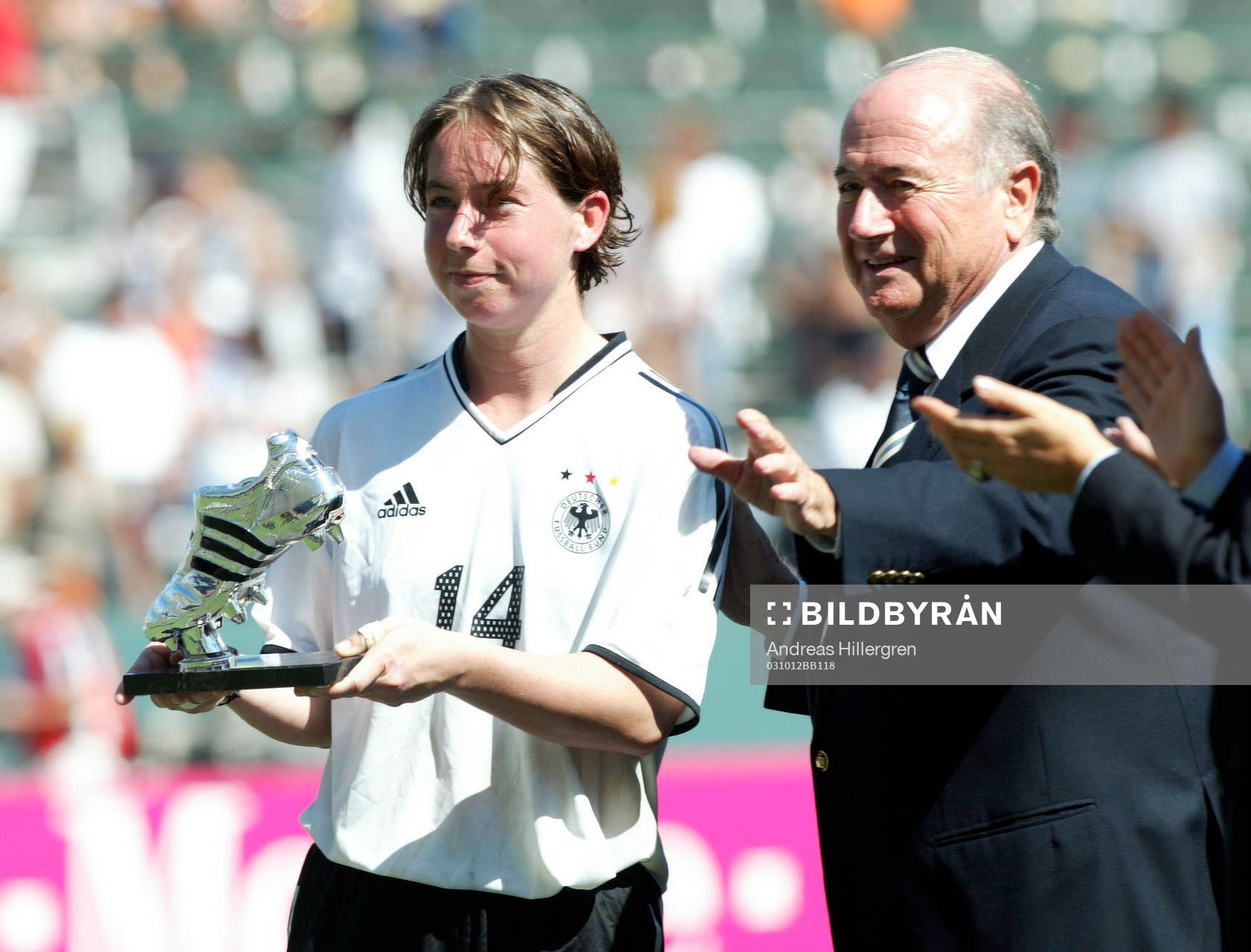 Maren Meinert, Tyskland och Joseph Blatter (Joseph Sepp