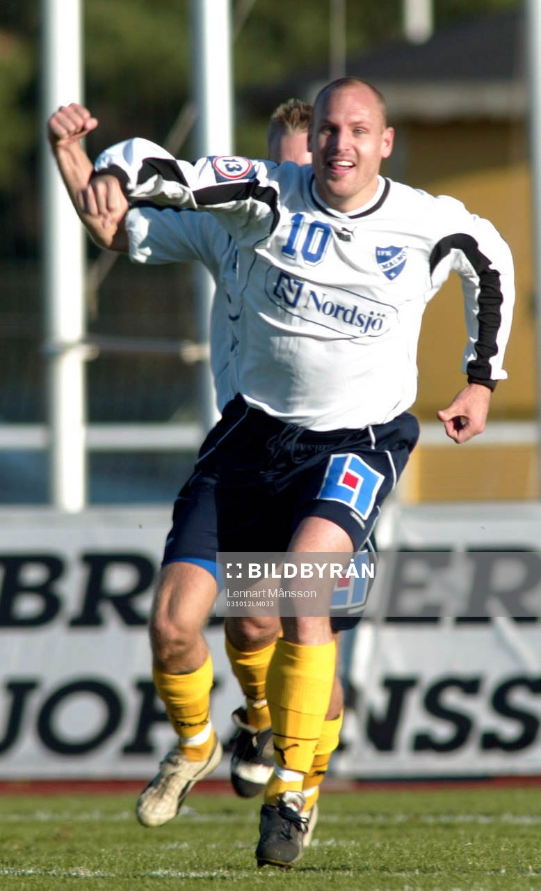  Magnus Eriksson har gjort 0-1.