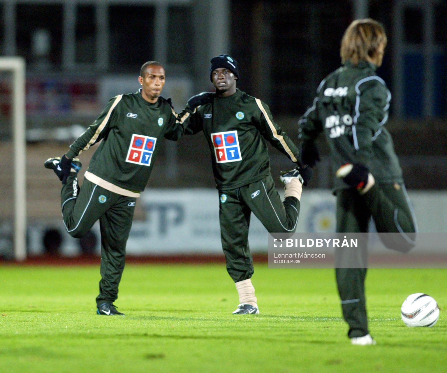 Fotboll, UEFA-cupen, UEFA Cup, träning, Sporting Lissabon