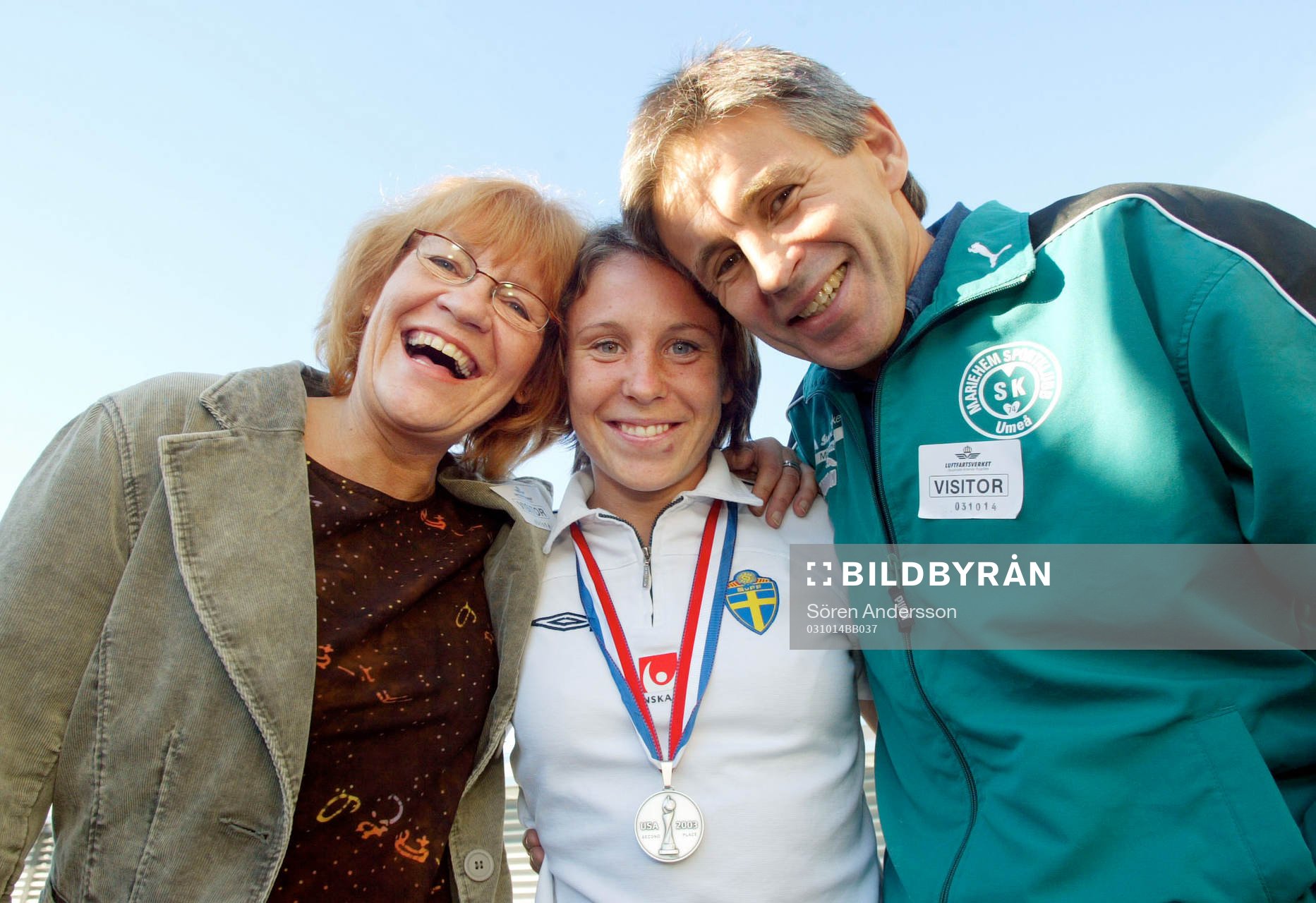 Hanna Ljungberg, Sverige med mamma Helen och Pappa Göran