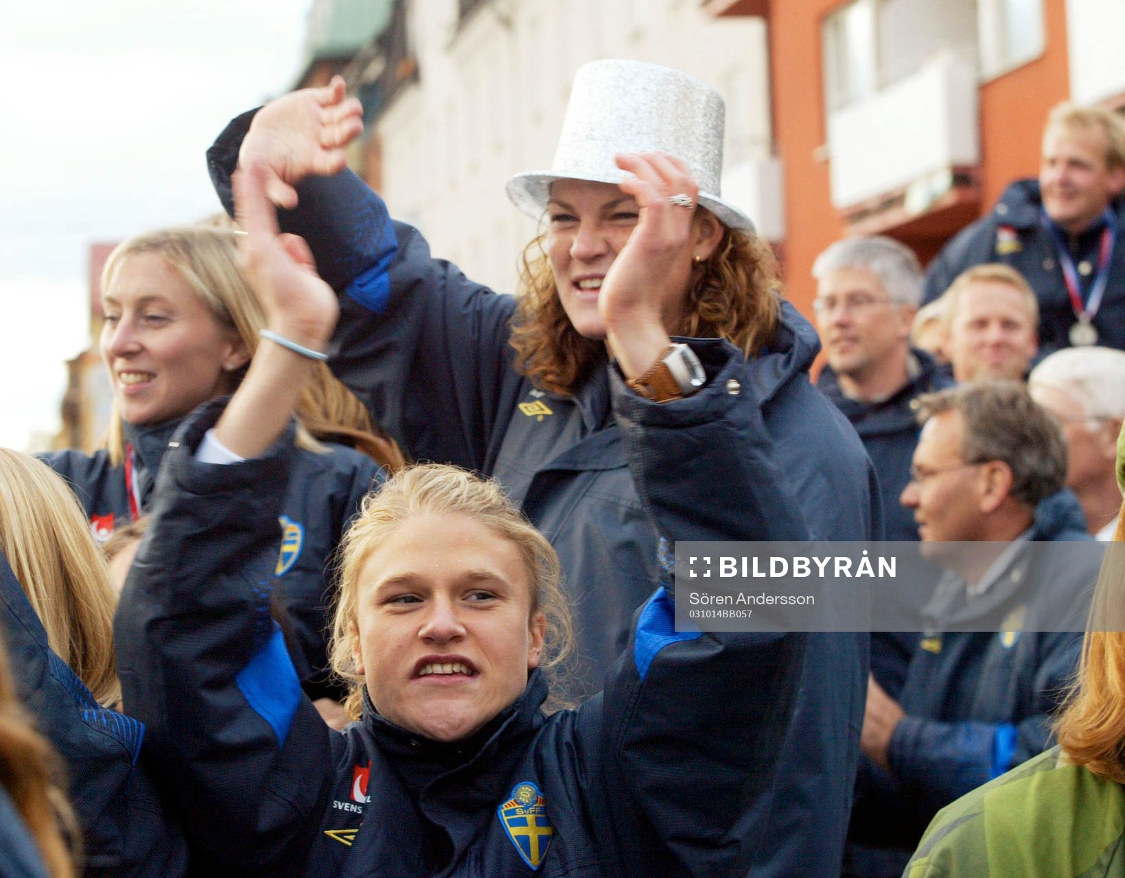 Frida Nordin och Caroline Jönsson, målvakt, Sverige
