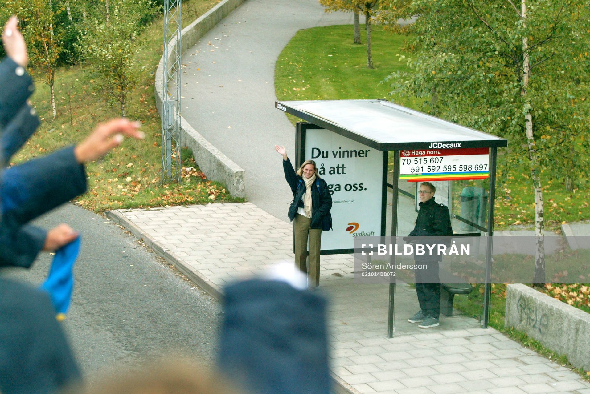 Hyllningar, busskur