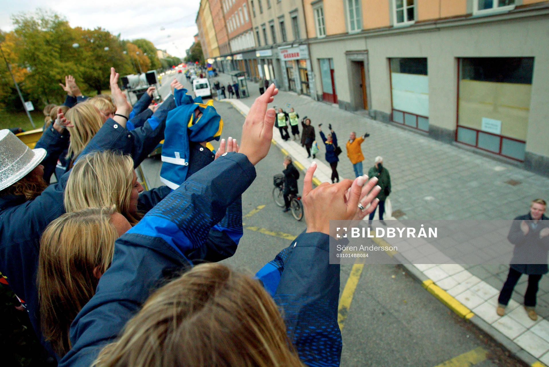 Sveavägen, supporter, supportrar, hyllning, hyllningar